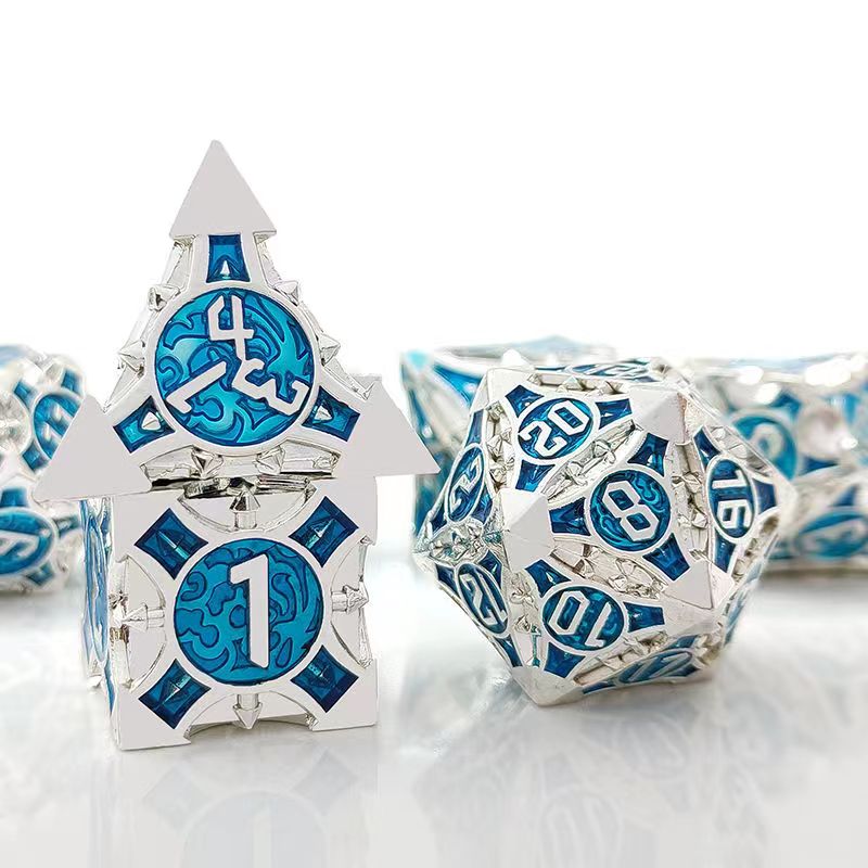 Board Game Dnd - 7 Stuks Cosplay D4-D20 Dnd Messing