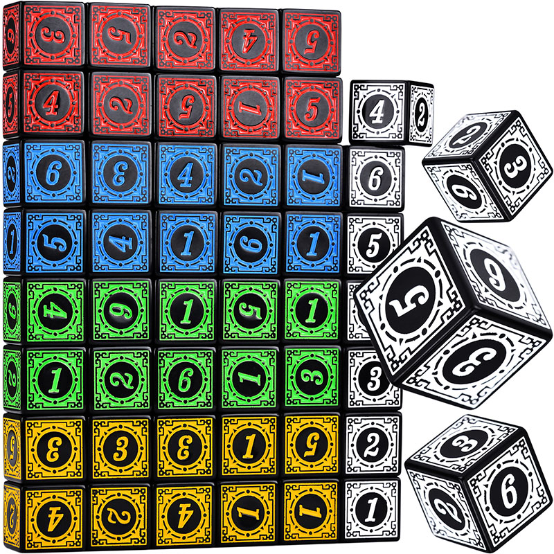 Board Game Pandemic - 10 Stks/set Acryl Dobbelstenen Set D6