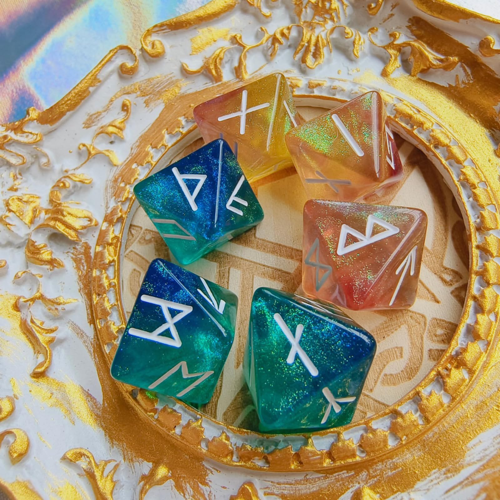 Board Game Pandemic - 3 stuks Starry Sky Rune polyhedrale