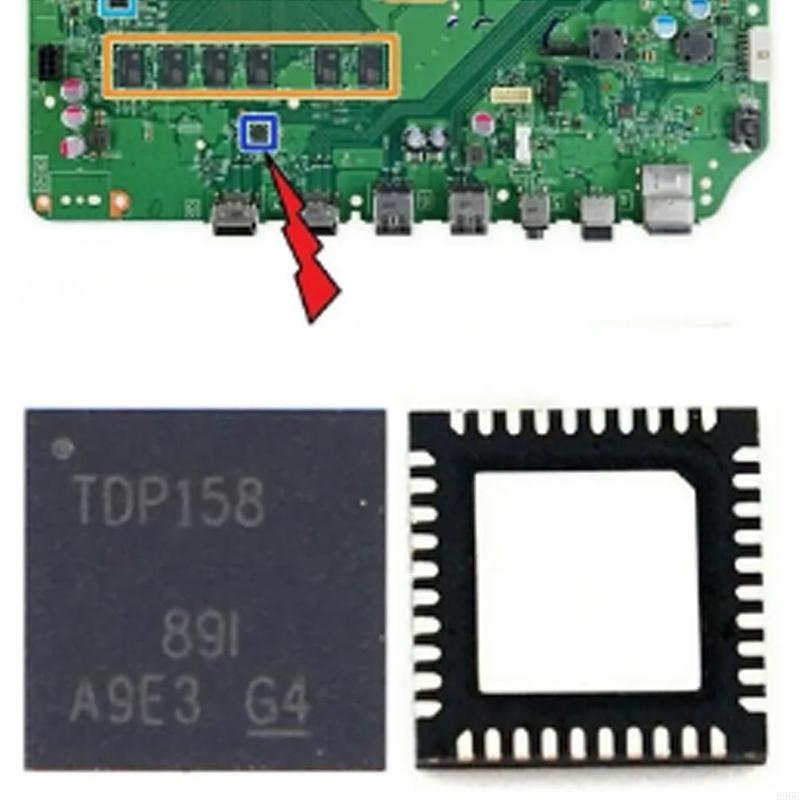 Board Game Video Games - TDP158 Video-uitgang Reparatie Vervangende IC-chip voor