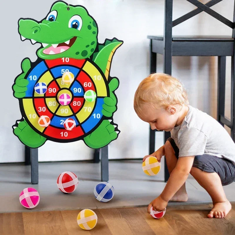 Board Game With Questions - Educatieve spellen Dartbord Stickey Ball Dart