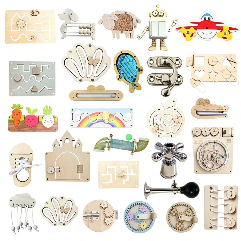 Board Game Idea - Kinderen Drukke Board Diy Accessoires Baby