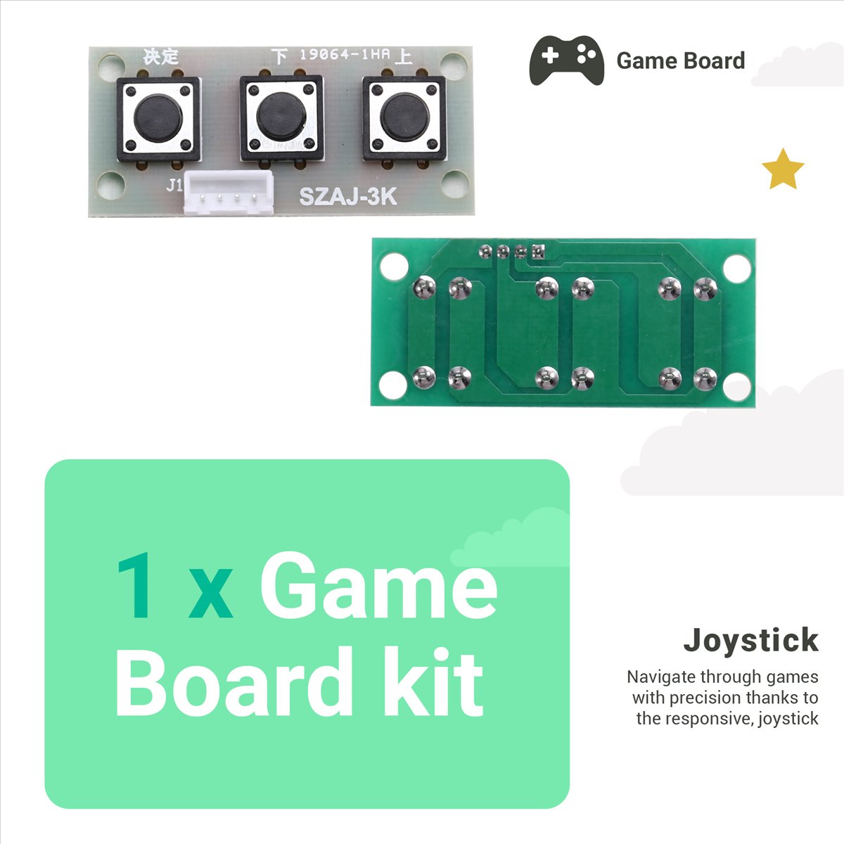 Board Game Video Games - ^&*Zomeruitverkoop - 5-in-1 spelbord met joystick