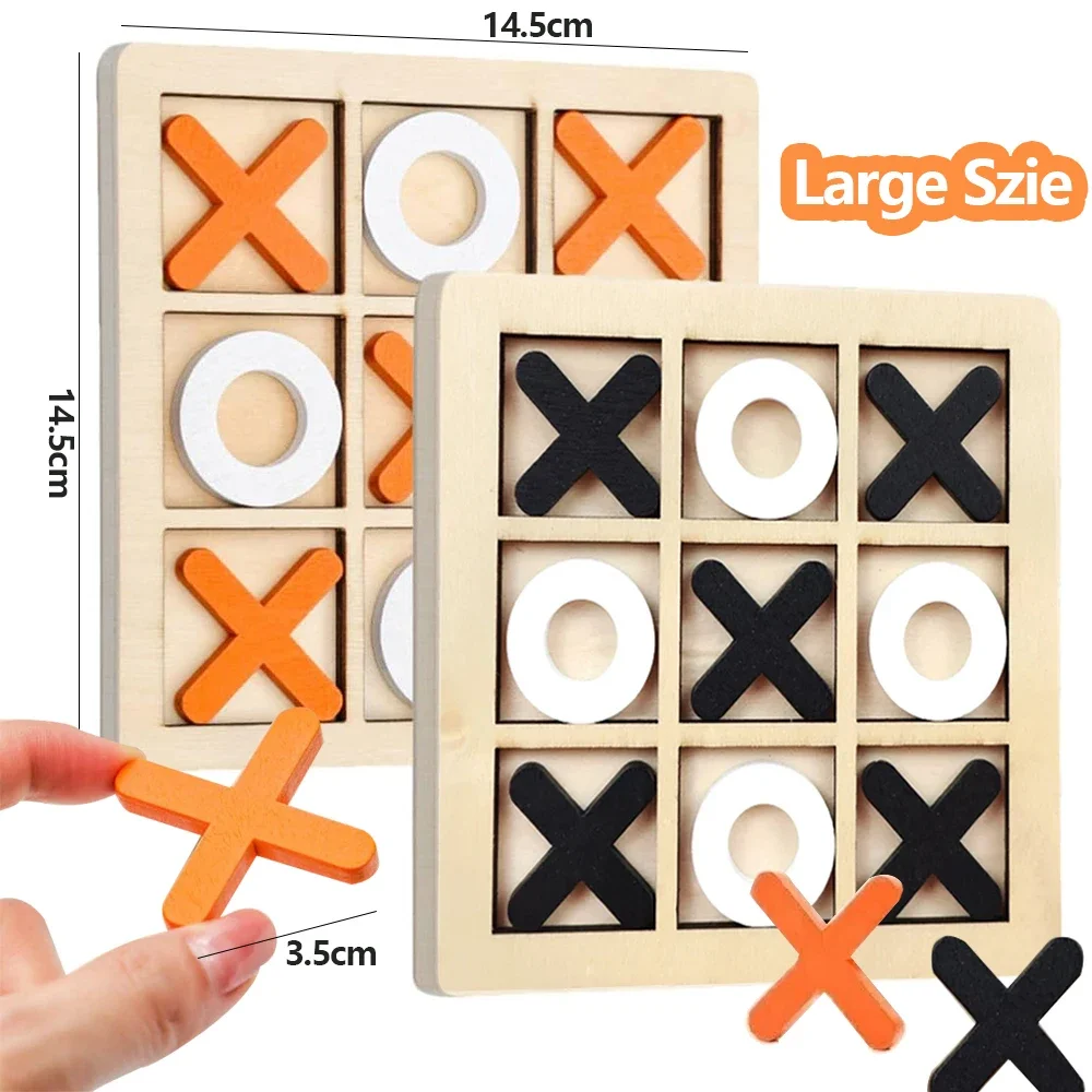 Houten XO Tic Tac Toe Game Min - Board Game Idea recensie en prijs