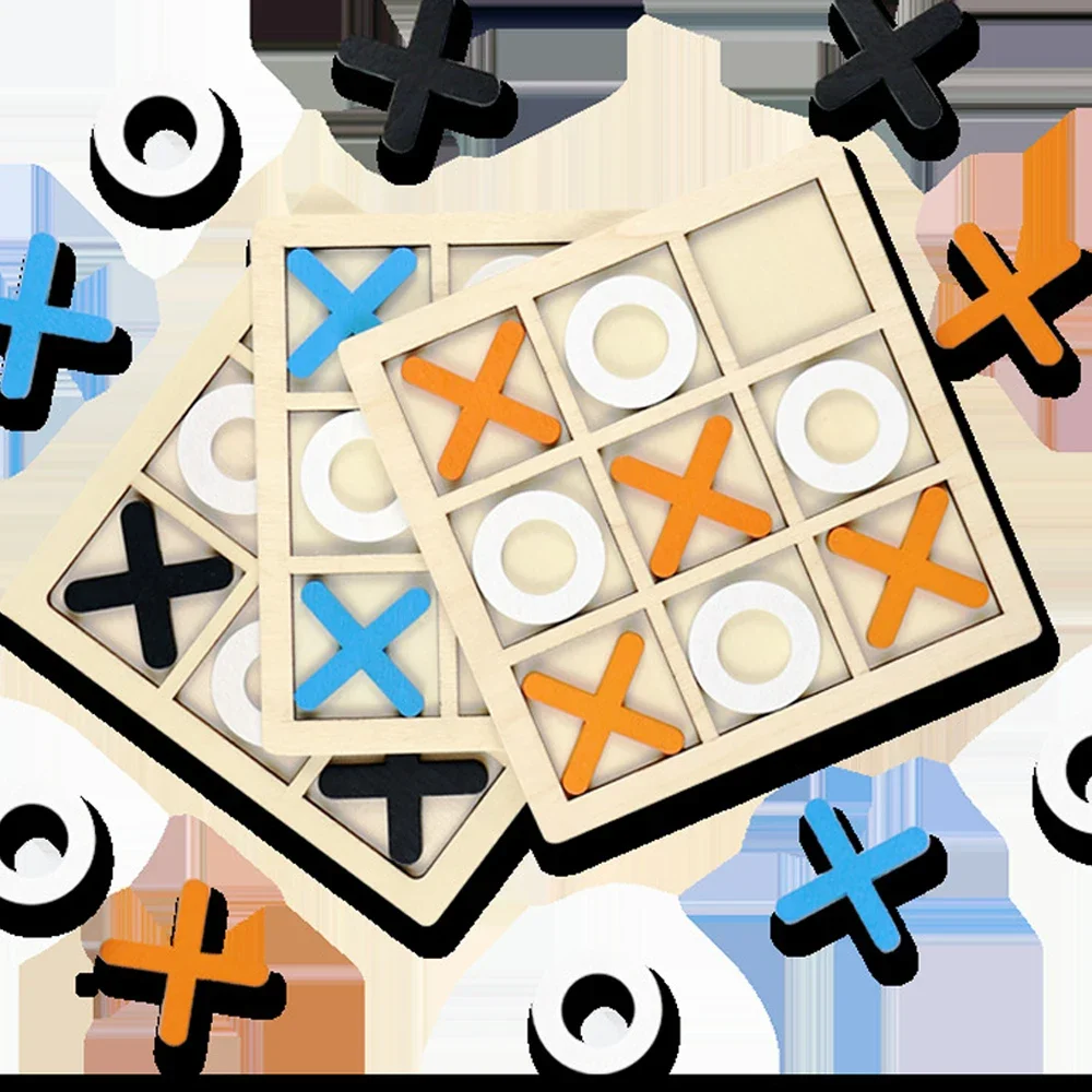 Houten XO Tic Tac Toe Game Min - Board Game Idea recensie en prijs