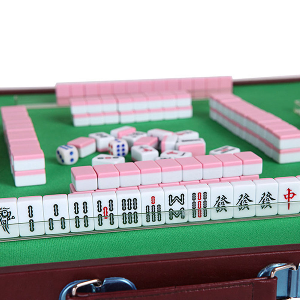 Draagbare reismini-mahjong-set - Board Game Mahjong recensie en prijs