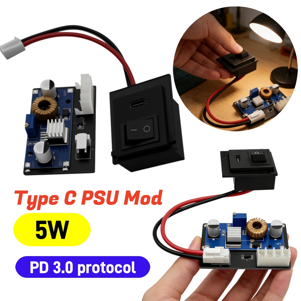 Vervangende Type C PSU-mod voo - Board Game Video Games recensie en prijs
