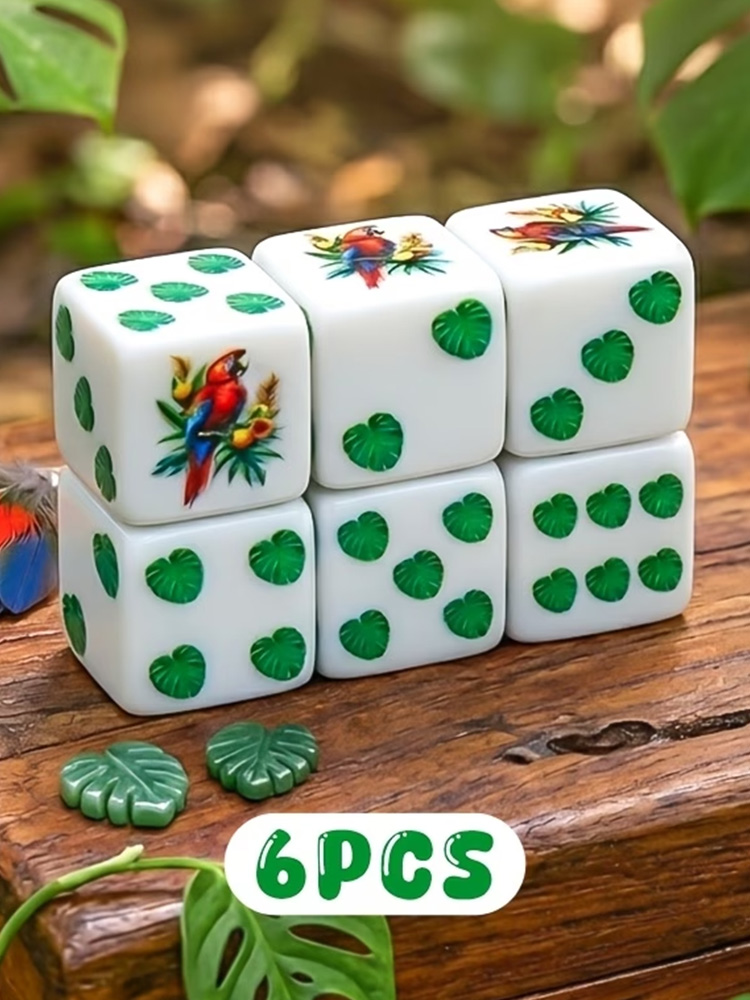 6 Stuks Kleurrijke Papegaaivac - Board Game Dnd recensie en prijs
