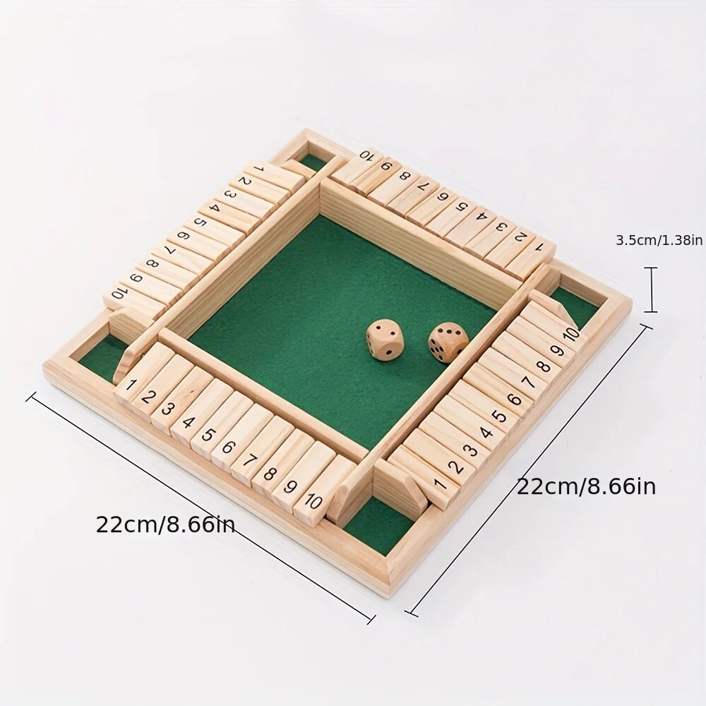 Houten dobbelstenen bordspel S - Board Game Dnd recensie en prijs